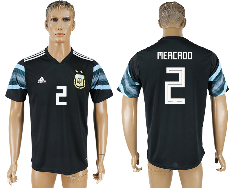 2018 FIFA WORLD CUP ARGENTINA #2 MERCADO maillot de foot